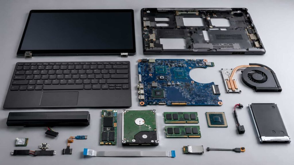 Peças de notebooks: o que analisar antes de comprar